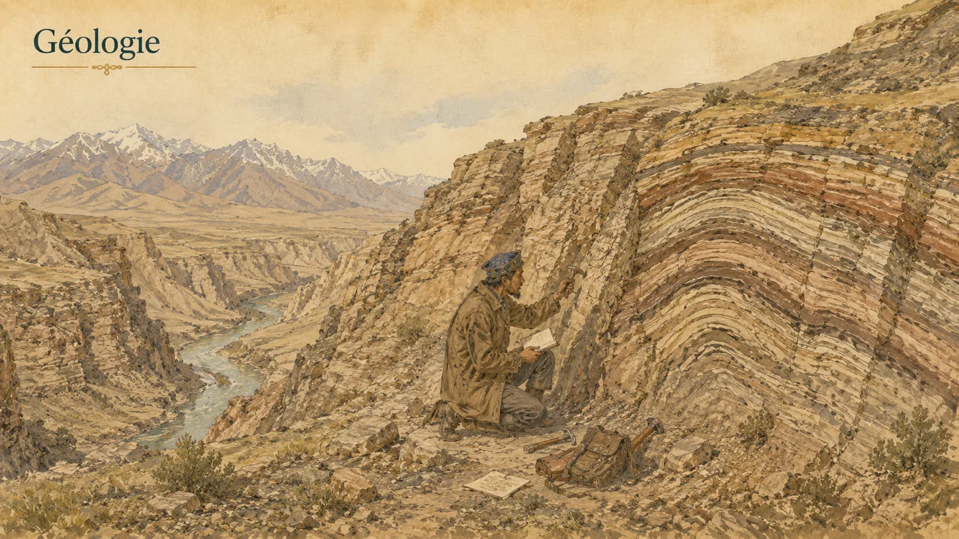 Strates, plis et reliefs : la géologie rend visible l'histoire profonde des paysages.