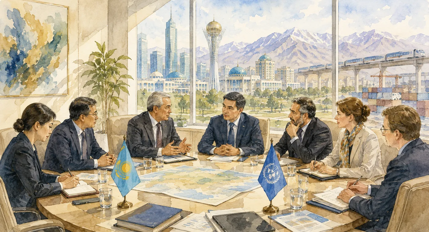 Géopolitique contemporaine : diplomatie, cartes, infrastructures et jeux d'influence autour de l'Asie centrale.